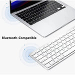 X5 78-Key Bluetooth-compatible Keyboard Ultra Thin Wireless Keyboard for Tablet PC, English Version