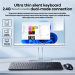 REMAX BT-07 2.4G / Bluetooth-compatible Dual Mode Wireless Keyboard with 1600DPI Mouse Combo Set