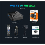 Q1 MINI+ 2G+8G TV Box RK3518 8K  /  4K WiFi 6 Dual Band Android 14 Bluetooth-compatible 5.4 Google Play Streaming Media Player