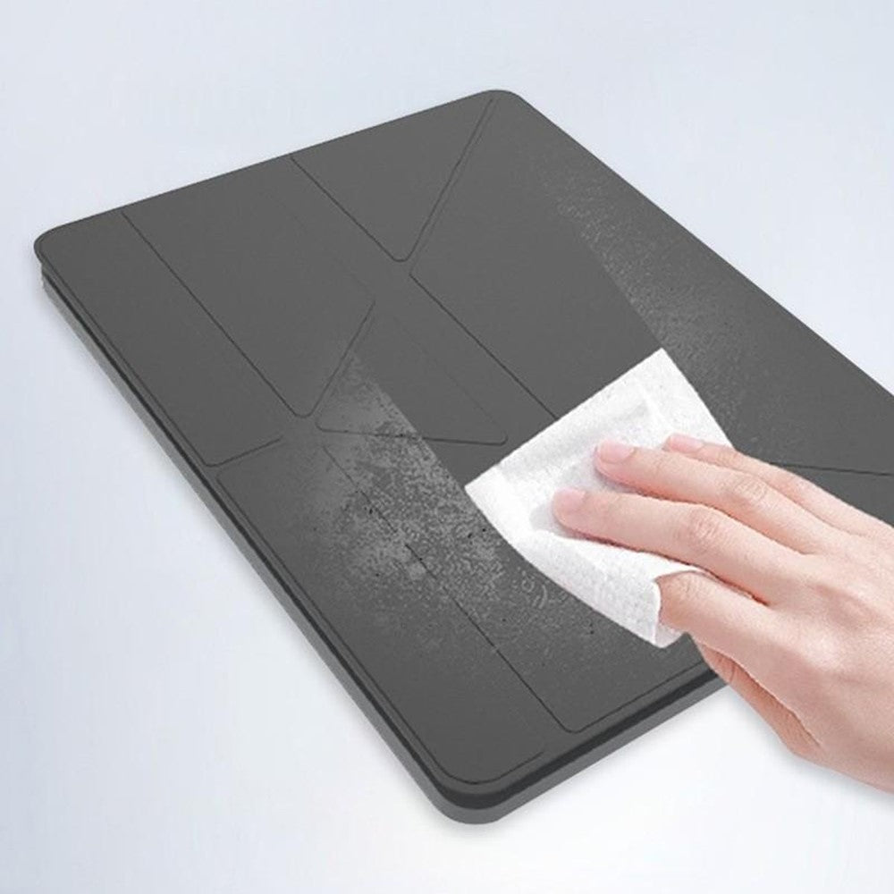 iBOX 11 Bluetooth-compatible Keyboard Foldable Leather Case Stand with Touchpad Wireless Keyboard for Tablet