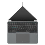 iBOX 11 Bluetooth-compatible Keyboard Foldable Leather Case Stand with Touchpad Wireless Keyboard for Tablet