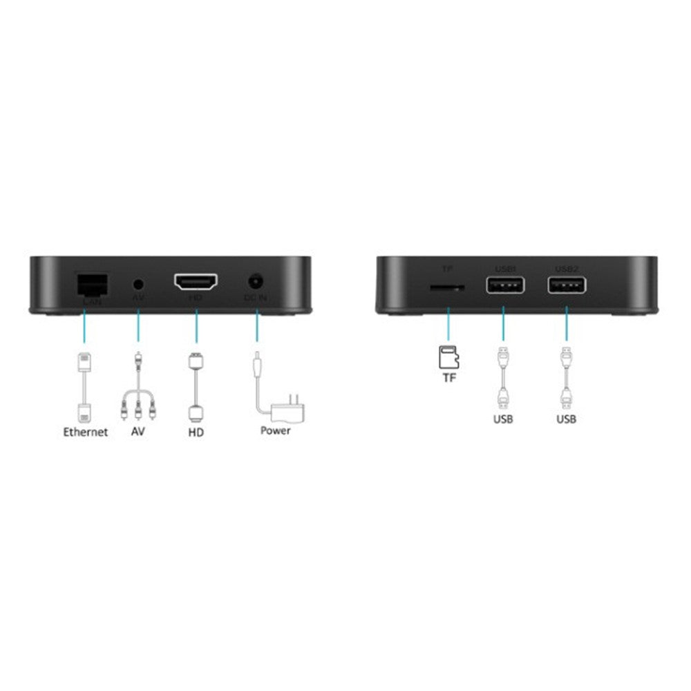 X99 MAX 2+8GB Android 14 TV Box RK3518 WiFi 6 4K HD Medieafspiller med Bluetooth-kompatibel 5.0 Stemmefjernbetjening