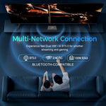 Z1 2+16GB Android 15.0 TV Box 4K Ultra HD WiFi 6 Dual Band 2.4G / 5G Bluetooth-kompatibel stemmefjernbetjening