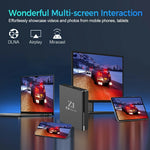 Z1 2+16GB Android 15.0 TV Box 4K Ultra HD WiFi 6 Dual Band 2.4G / 5G Bluetooth-kompatibel stemmefjernbetjening