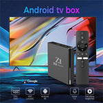 Z1 2+16GB Android 15.0 TV Box 4K Ultra HD WiFi 6 Dual Band 2.4G / 5G Bluetooth-kompatibel stemmefjernbetjening