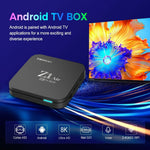 EMODERN Z1 AIR 2+16GB Android 15.0 TV Box 8K Ultra HD 2.4G / 5G WiFi Bluetooth-kompatibel stemmefjernbetjening