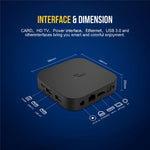 X5S 3518 Android TV Box RK3518 Chipset 8K HD WiFi 6 Bluetooth-compatible Voice Remote, 2+16GB
