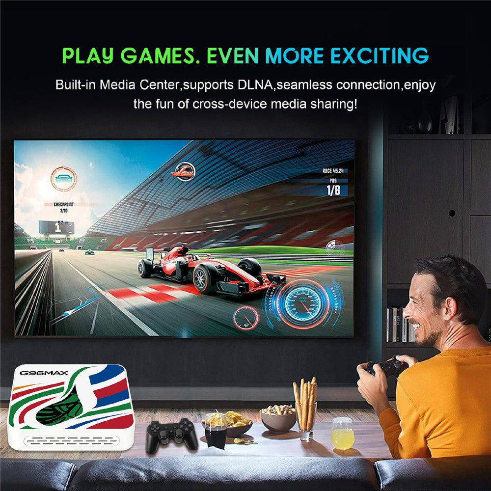 G96MAX Android 16 TV Box S905L 8K Medieafspiller Streaming-enhed Indbygget Chromecast, 8+128GB