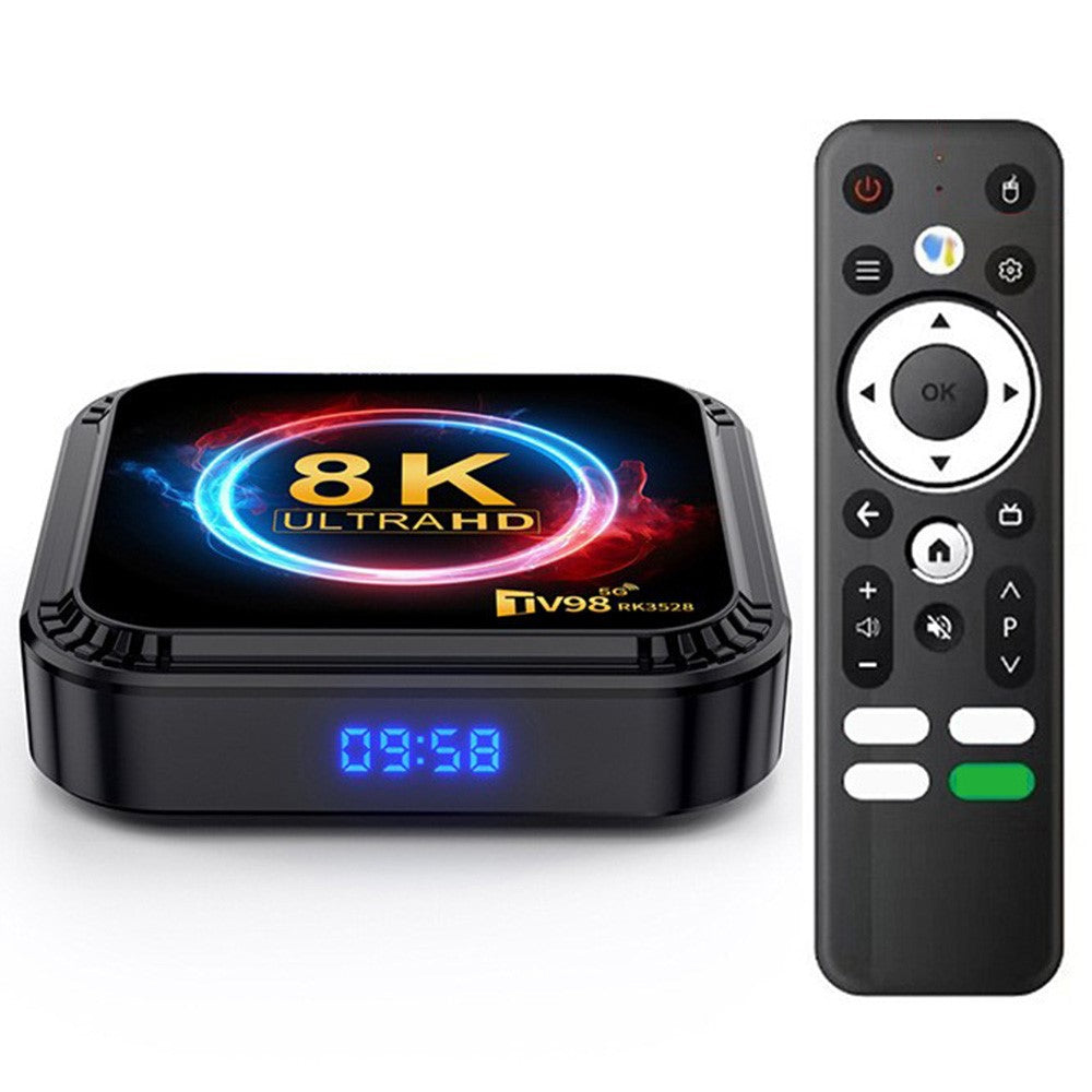 TV98 RK3528 4+32GB Android TV-boks 2.4G / 5G WiFi6 Bluetooth-kompatibel 8K UHD Medieafspiller
