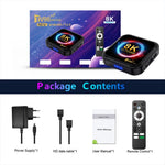 TV98 RK3528 4+32GB Android TV-boks 2.4G / 5G WiFi6 Bluetooth-kompatibel 8K UHD Medieafspiller