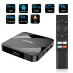 TV98 RK3528 4+32GB Android TV-boks 2.4G / 5G WiFi6 Bluetooth-kompatibel 8K UHD Medieafspiller