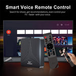 TV98 RK3518 Android TV Box Rockchip Quad Core 2+16GB Dual Band WiFi Bluetooth-kompatibel stemmefjernbetjening til Hjemmeunderholdning