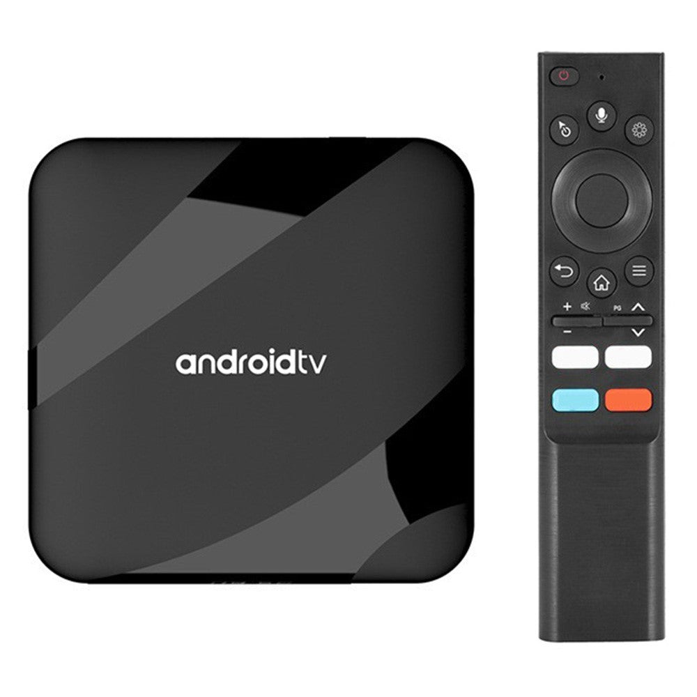 TV98 ATV W2 4+32GB Android 14.0 8K Smart TV-box Amlogic S905W2 Dubbelband WiFi Bluetooth-kompatibel 5.1 Röststyrd fjärrkontroll för streaming av media