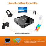 TV98 ATV W2 4+32GB Android 14.0 8K Smart TV-box Amlogic S905W2 Dubbelband WiFi Bluetooth-kompatibel 5.1 Röststyrd fjärrkontroll för streaming av media