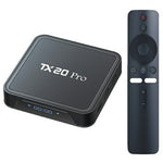 TX20 Pro 16+256GB Android 15 TV-boks 12K Ultra HD Dual WiFi Bluetooth-kompatibel stemmefjernbetjening medieafspiller