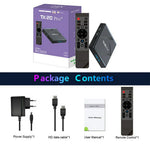 TX20 PRO+ 16+265GB Android TV Box 4K Ultra HD Video Decoding Dual Band WiFi Bluetooth-compatible Voice Remote Control Media Player