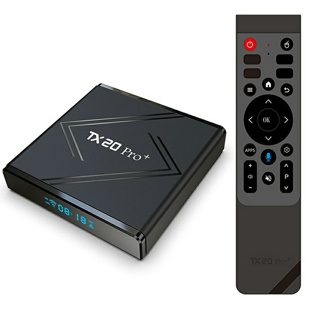 TX20 PRO+ 16+265GB Android TV Box 4K Ultra HD Video Decoding Dual Band WiFi Bluetooth-compatible Voice Remote Control Media Player