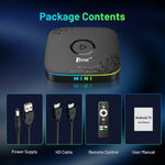 TV98 ATV MINI Android TV Box Rockchip RK3518 2+16GB 8K HDR Dual WiFi Bluetooth-compatible 5.0 Streaming Media Player