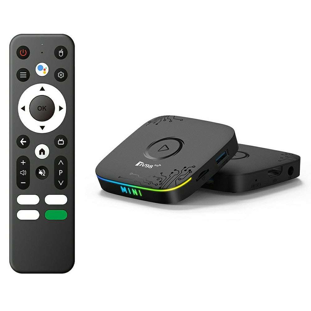 TV98 ATV MINI Android TV Box Rockchip RK3518 2+16GB 8K HDR Dual WiFi Bluetooth-compatible 5.0 Streaming Media Player