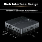 TV98 RK3518 Android 14.0 TV Box 2+16GB 8K Video Decoding HDR10+ Dual WiFi Bluetooth-compatible 5.0 Gigabit Ethernet Media Player