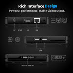 X88 PRO X5M 4+32GB Android 14 TV Box S905 6nm 4K HDR10+ WiFi 6 Bluetooth-compatible 5.0 with Voice Remote Control for Streaming