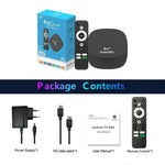 TV98 ATV MAX+ 2+16GB Android 14 TV-box Allwinner H313 8K HDR10+ Dubbel WiFi Bluetooth-kompatibel 5.0 Röstfjärrkontroll för Smart TV