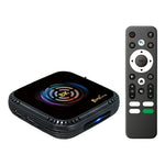 TV98 H728 Android 14 TV-boks 8K Ultra HD videoafkodning WiFi 6 dual-band smart medieafspiller til hjemmebiograf, 4+32GB