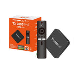 TX2000Pro 16+256GB Android TV Box 4K UHD Quad Core A53 Dual WiFi BT5.0 Medieafspiller til Home Entertainment