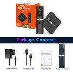 TX2000Pro 16+256GB Android TV Box 4K UHD Quad Core A53 Dual WiFi BT5.0 Medieafspiller til Home Entertainment