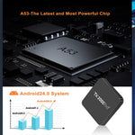 TX2000Pro 16+256GB Android TV Box 4K UHD Quad Core A53 Dual WiFi BT5.0 Medieafspiller til Home Entertainment