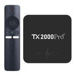 TX2000Pro 16+256GB Android TV Box 4K UHD Quad Core A53 Dual WiFi BT5.0 Medieafspiller til Home Entertainment