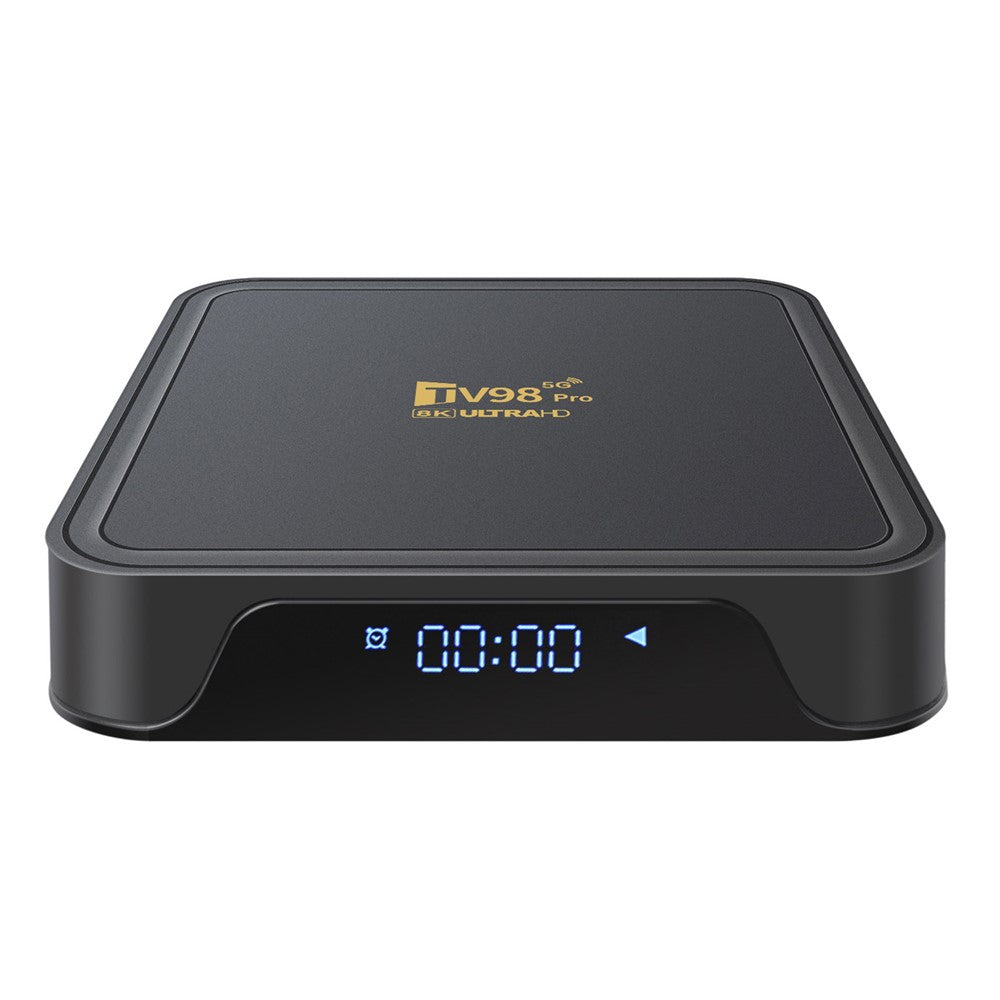 TV98 Pro 2+16GB Android TV Box 8K / 60fps 3D HDR10+ Dual WiFi Bluetooth-compatible Voice Remote Control Media Player