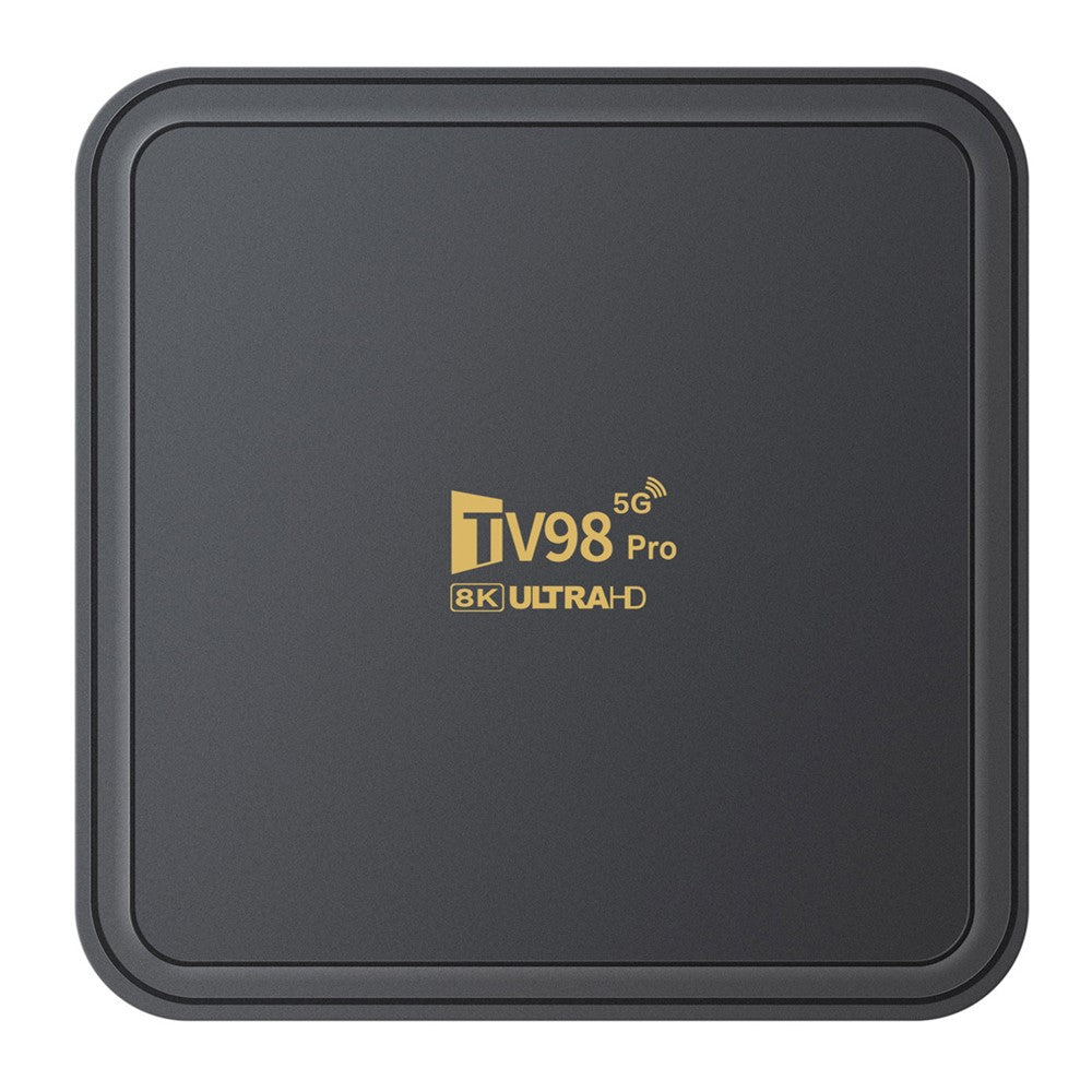 TV98 Pro 2+16GB Android TV Box 8K / 60fps 3D HDR10+ Dual WiFi Bluetooth-compatible Voice Remote Control Media Player