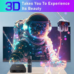 TV98 Pro 2+16GB Android TV Box 8K / 60fps 3D HDR10+ Dual WiFi Bluetooth-compatible Voice Remote Control Media Player