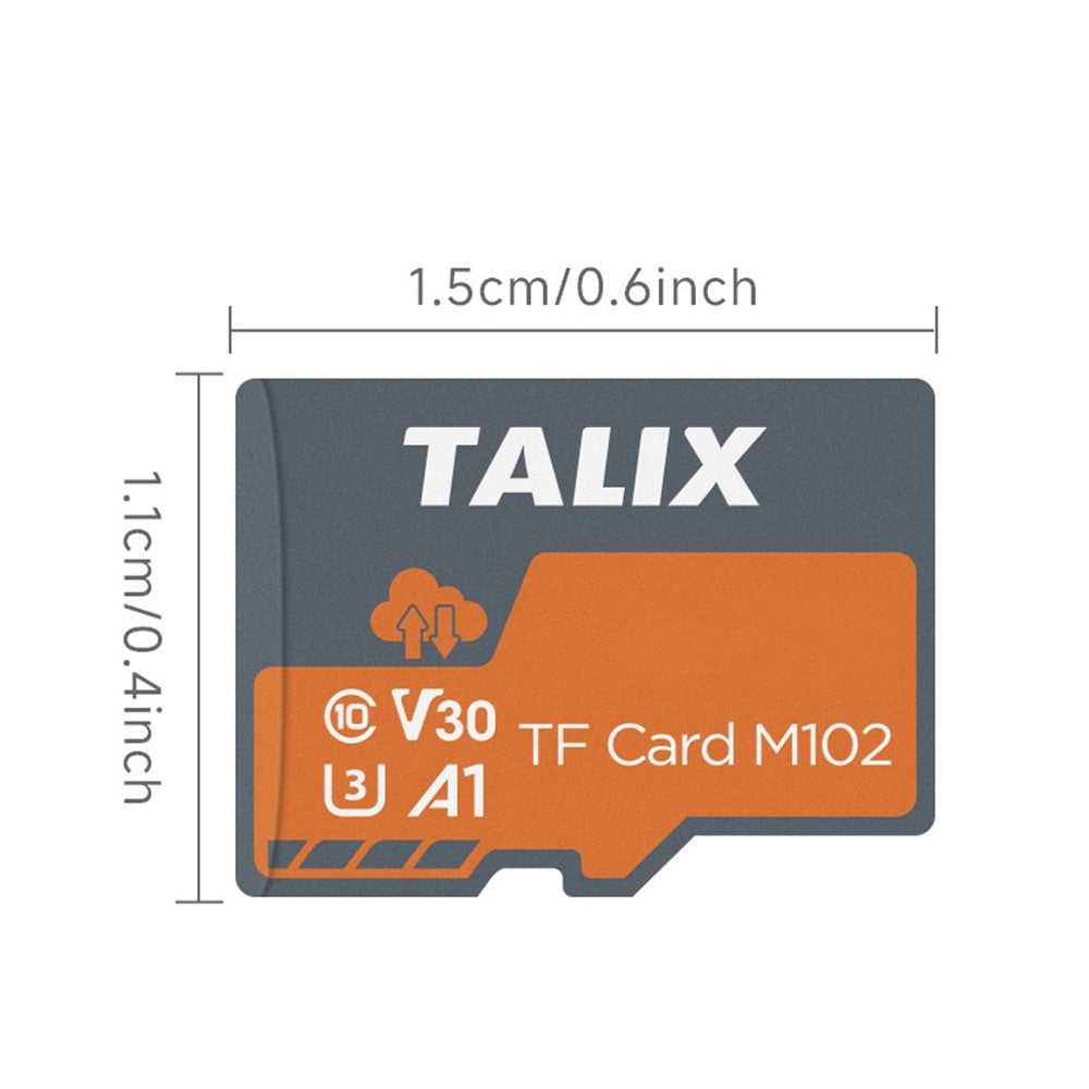 TALIX M102-512G TF Card 512GB U3 V30 A1 4K UHD Video Storage Memory Card for Smartphone Camera
