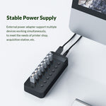 ORICO CT2U3-7AB ABS Multi-port USB3.0 HUB with Individual Switches