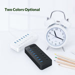 ORICO CT2U3-10AB ABS Multi-port USB3.0 HUB with Individual Switches