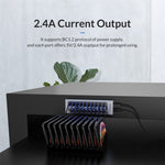 ORICO AT2U3-10AB USB3.0 multi-port HUB i aluminiumlegering + PC med individuelle kontakter