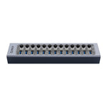 ORICO AT2U3-13AB USB3.0 multi-port HUB i aluminiumlegering + PC med individuelle kontakter