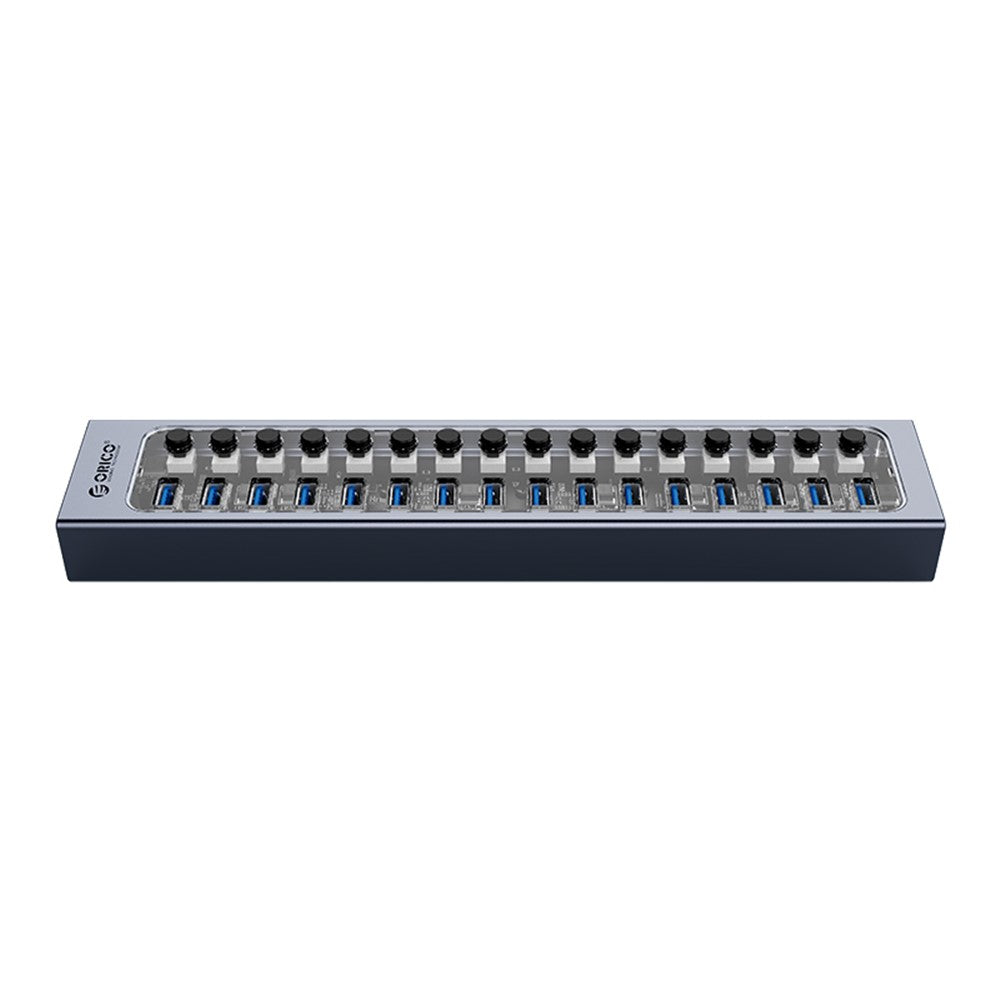 ORICO AT2U3-16AB aluminiumlegering + PC USB3.0 multi-port HUB med individuelle kontakter