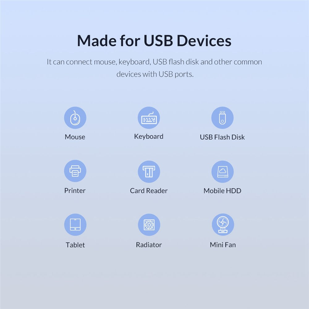ORICO BT2U3-10AB Aluminiumlegering 10 Portars USB3.0 5Gbps Dataöverföring USB Hub Laddningssplitter med Separata Switchar