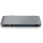 6-in-1 Type C Hub Adapter + 2*USB 3.0 + PD + SD/TF Card Reader Docking Station