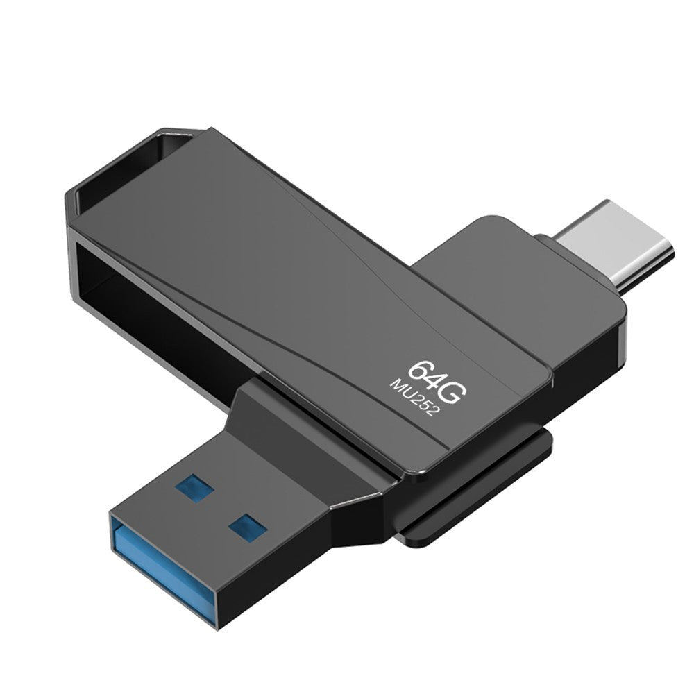 LENOVO Thinkplus MU252 128GB for iPhone 15 Series USB / Type-C Data Transfer U-Disk Memory Stick High Speed USB-C 3.1 Flash Drive