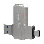 LENOVO Thinkplus MU252 128GB for iPhone 15 Series USB / Type-C Data Transfer U-Disk Memory Stick High Speed USB-C 3.1 Flash Drive