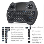 MT10 Backlight Keyboard USB 2.4G Air Mouse Wireless Keyboard with Touchpad for Smart TV, Windows, Notebook