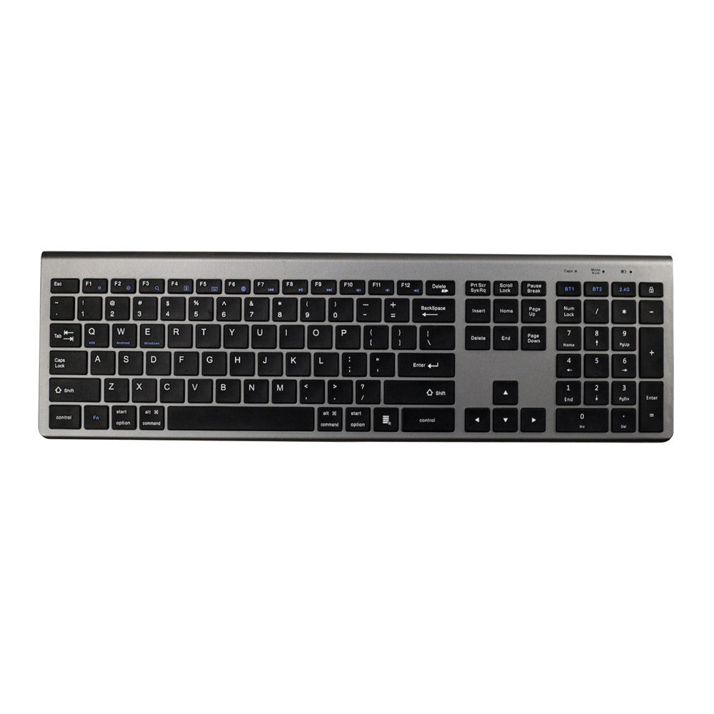 K010C 110 Keys Bluetooth 5.0 Wireless Keyboard Portable Slim Keyboard Compatible with Mac, Windows