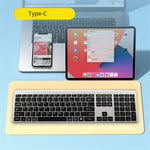 K010C 110 Keys Bluetooth 5.0 Wireless Keyboard Portable Slim Keyboard Compatible with Mac, Windows