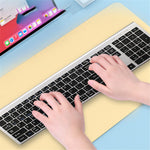 K010C 110 Keys Bluetooth 5.0 Wireless Keyboard Portable Slim Keyboard Compatible with Mac, Windows