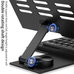 For Samsung Galaxy Z Fold5 5G / Z Fold4 5G / Fold3 5G / Fold2 5G / Fold 5G Keyboard Magnetic Folding Stand with Mouse Stylus Pen