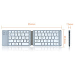 BT18 Magnetic Folding Wireless Keyboard for Cell Phones Tablets Computers Universal Bluetooth-compatible Keyboard